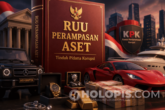 Ilustrasi Ruu Perampasan Aset Holopis Ilustrasi Ruu Perampasan Aset Holopis