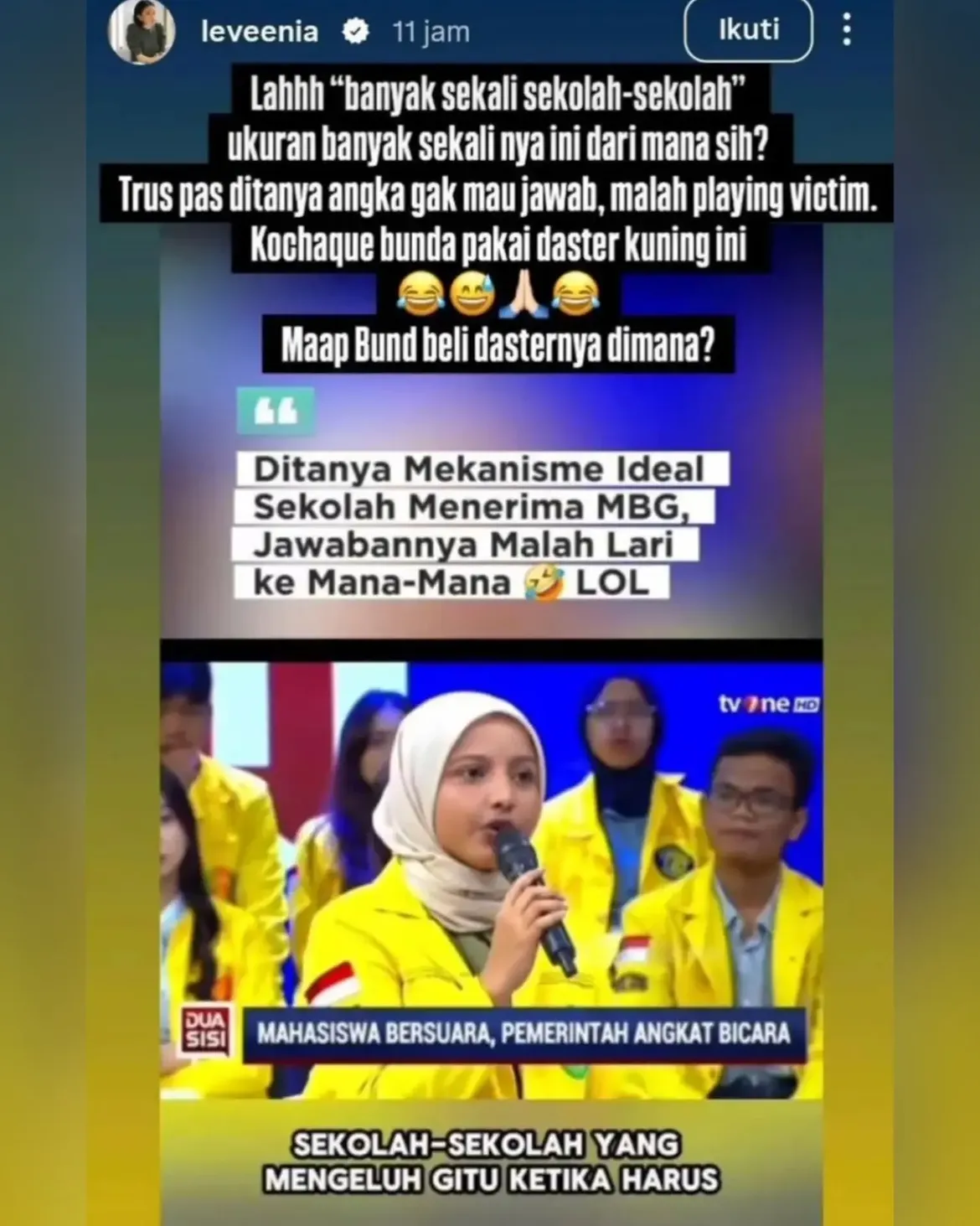 Jagad Media Sosial Tengah Riuh Menanggapi Pernyataan Kontroversial Dari Staf Khusus Presiden U