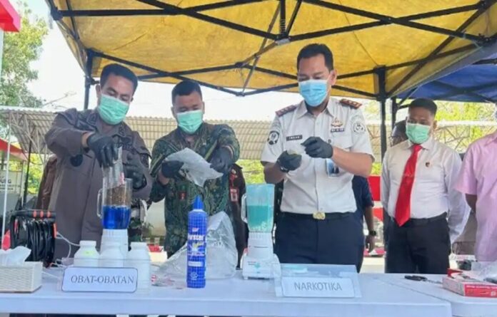 Kejari Maros Pemusnahan Narkoba Holopis