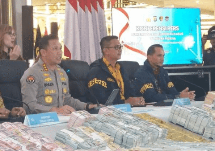Konferensi Pers Hasil Penggeledahan Jakarta Bogor