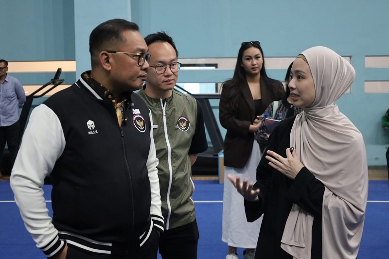 Lindswell Kwok Bersama Cdm Tim Indonesia Todotua Pasaribu Holopis