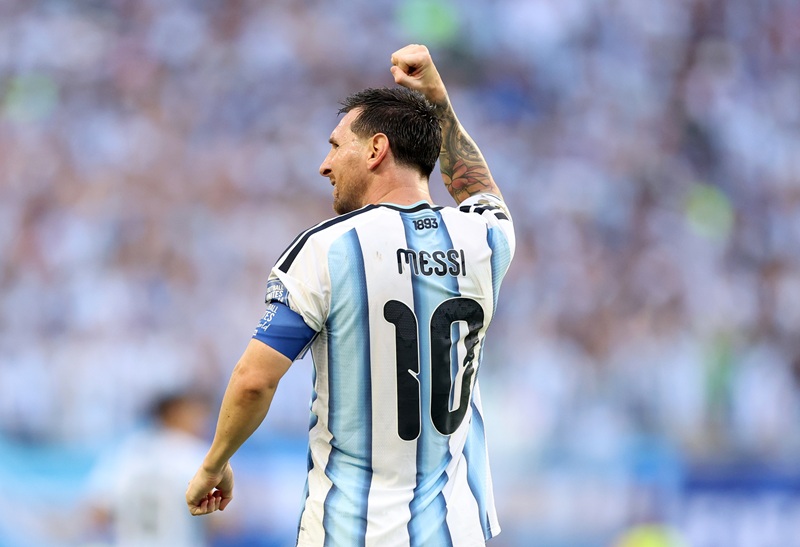 Lionel Messi Selebrasi Gol Lawan Cape Verde Di 32 Besar Piala Dunia 2026 Holopis