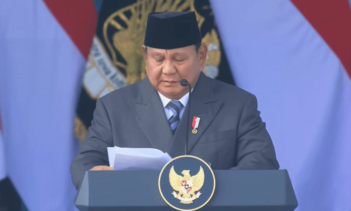 Prabowo Subianto Hut Polri 80