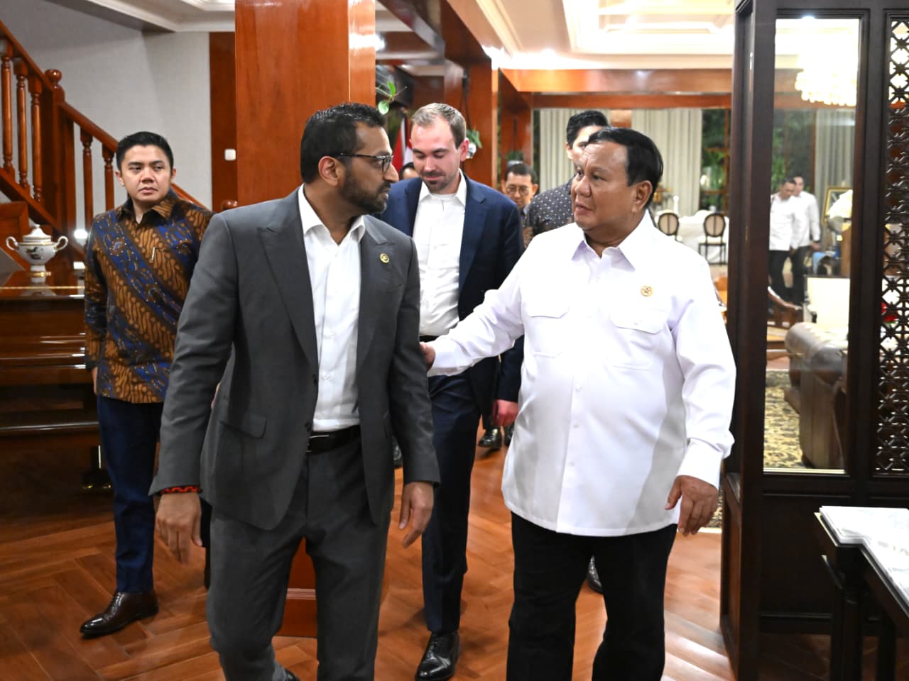 Prabowo Subianto Dan Kash Patel