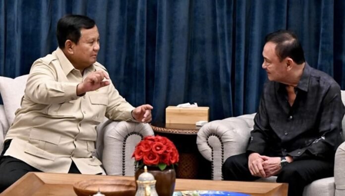 Presiden Prabowo Bersama Eks Pm Thailand Holopis