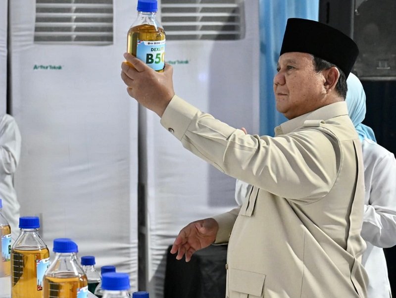 Presiden Prabowo Di Sela Sela Agenda Peresmian Biodiesel B50 Holopis