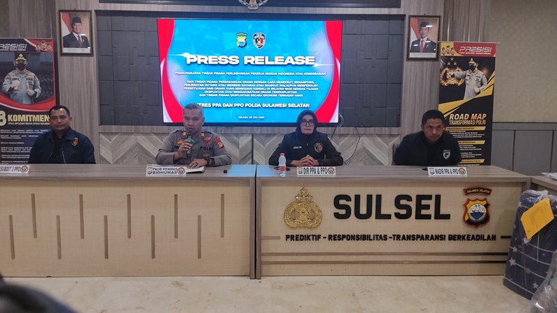 Preskon Polda Sulsel Holopis
