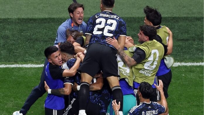 Skuad Timnas Argentina Selebrasi Kemenangan Lawan Inggris Di Piala Dunia 2026 Holopis