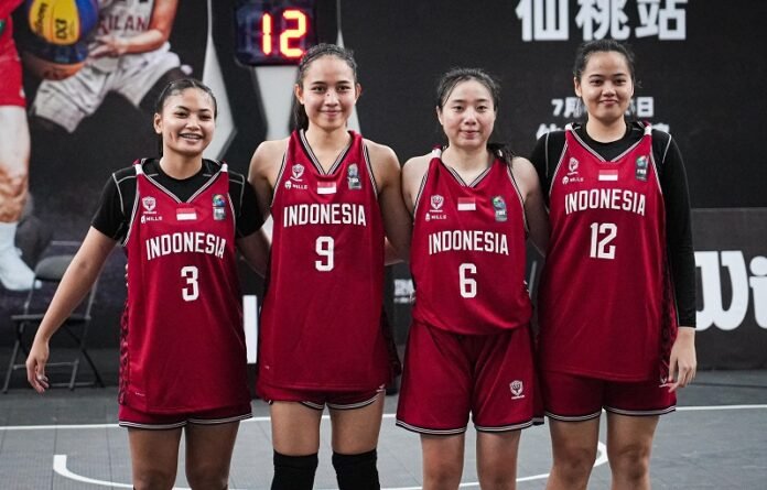 Skuad Timnas Basket 3x3 Putri Indonesia Holopis