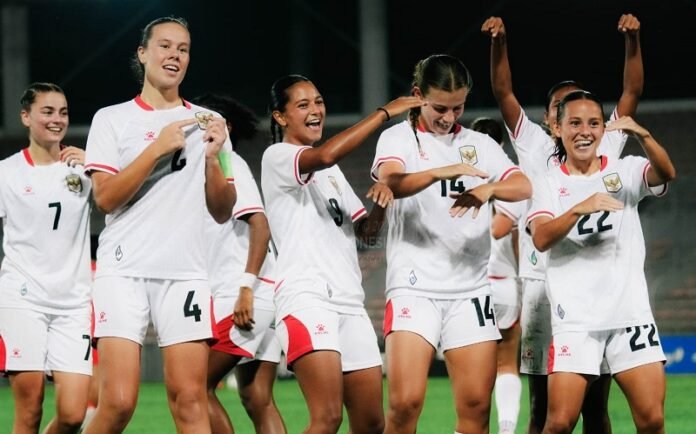 Skuad Timnas Indonesia Putri Selebrasi Gol Di Final Piala Aff 2026 Holopis