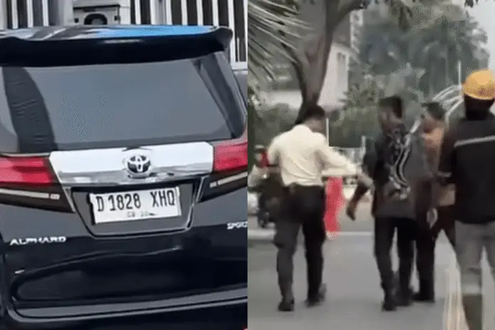 Toyota Alphard Vs Security Thamrin