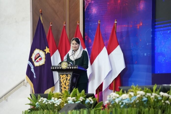 Wamendag Roro Saat Memberikan Keterangan Pada 10th Jakarta Geopolitical Forum 2026 Di Jakarta Holopis