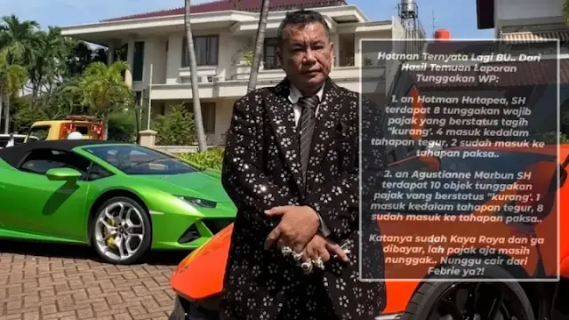 Dugaan Tunggakan Pajak Hotman Paris dan Istri Viral, Netizen Singgung Perkara Febrie: Lagi BU ?