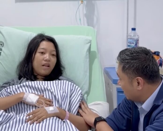 Sudaryono Kunjungi Naya Di Rumah Sakit