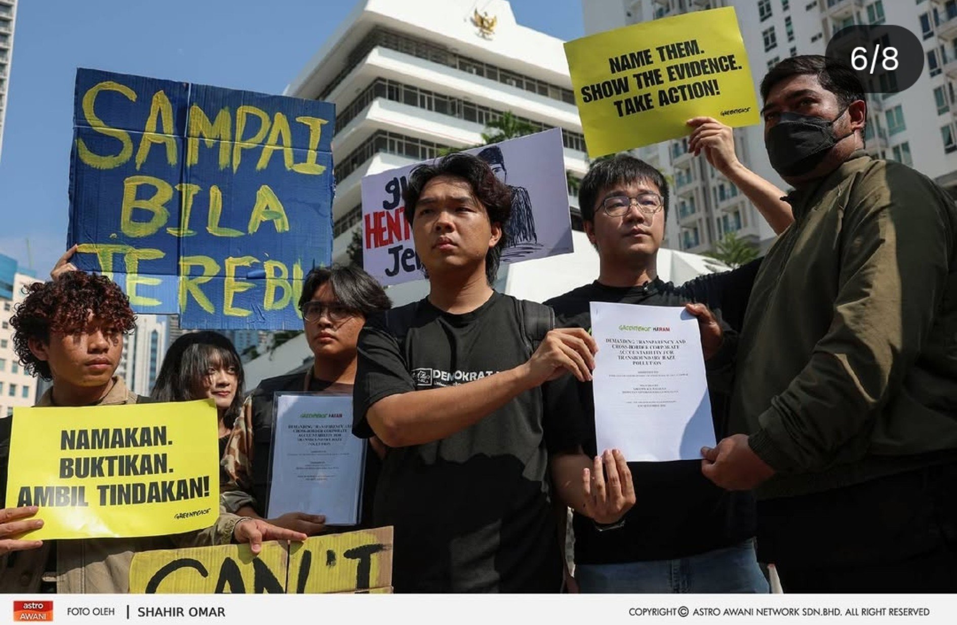 Demonstrasi di KBRI Kuala Lumpur