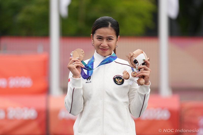 Jasmine Azzahra Setyobudi Raih Perunggu Asian Games 2026 Dari Cabor Cycling Bmx Racing Kategori Putri Holopis