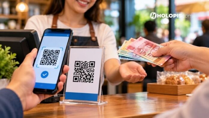 Pembayaran Qris Dan Cash Holopis