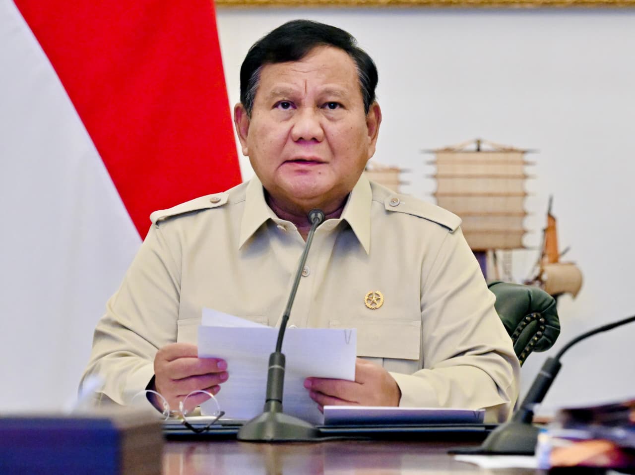 Prabowo Subianto Holopis