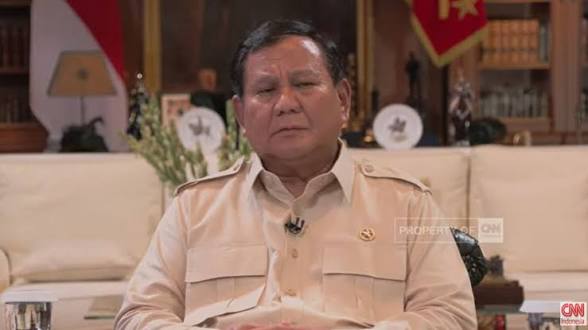 Presiden Prabowo Subianto dalam program Presiden menjawab