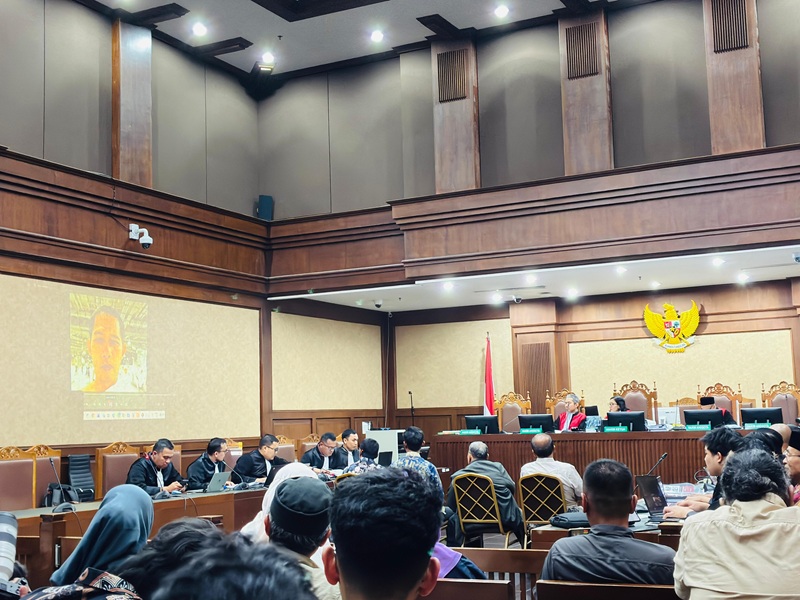 Sidang Korupsi Haji Holopis
