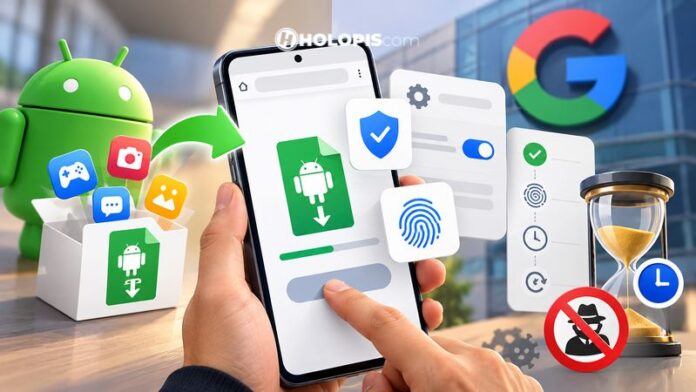 Sistem Sideloading Android Holopis